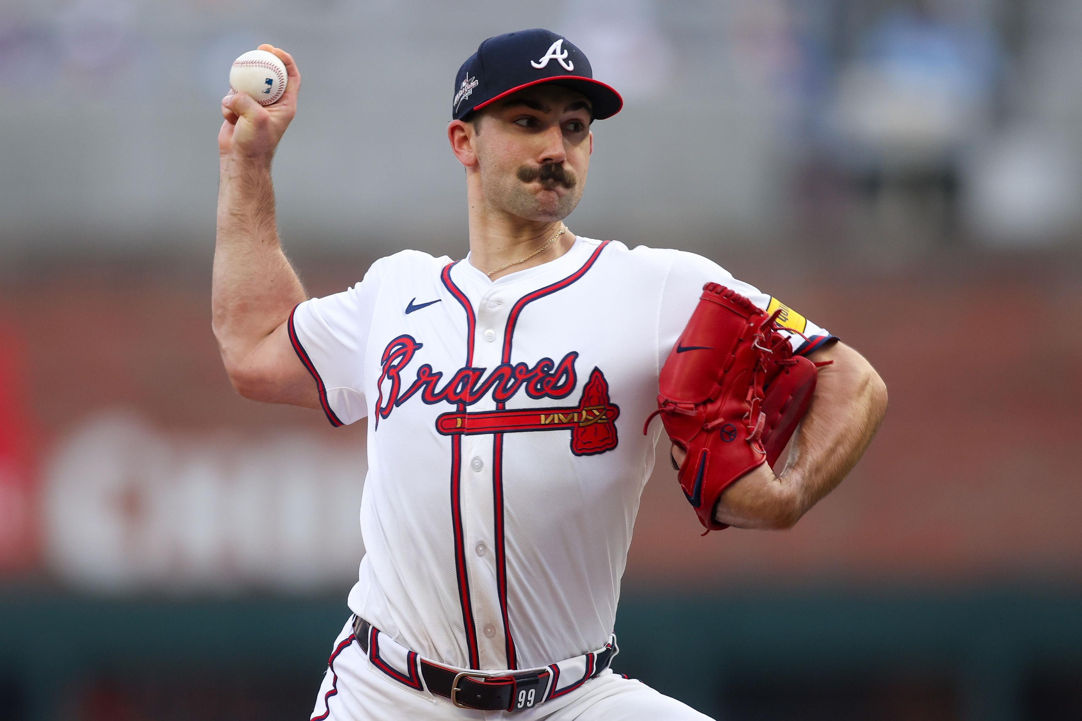 Spencer Strider is pitching today - Source: Imagn